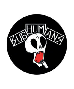 Subhumans - Skull Button