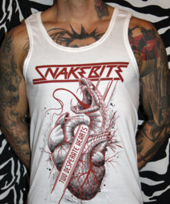 Snakebite - Two desperate hearts Tank Top