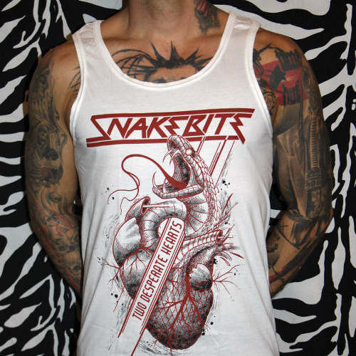 Snakebite - Two desperate hearts Tank Top
