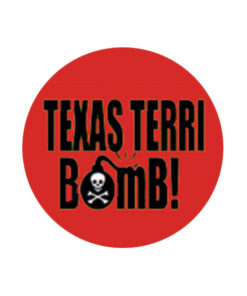 Texas Terror Bomb - Logo on red Button