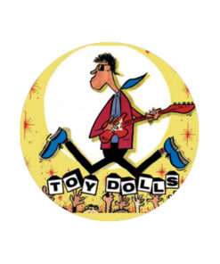 Toy Dolls - Comic Guitar Button