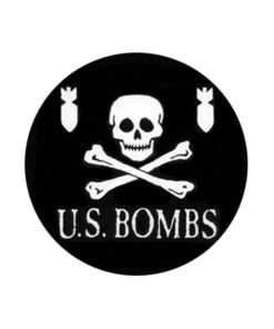 US Bombs - Skull Button