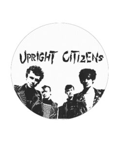 Upright Citizens - White Button