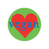 Vegan - Heart Button