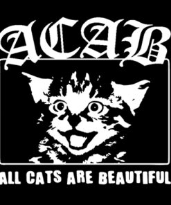 A.C.A.B. All Cats Are Beautiful - Cat Aufnäher