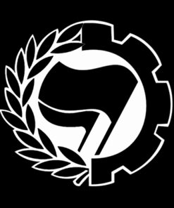 Anti-Racist gear Aufnäher