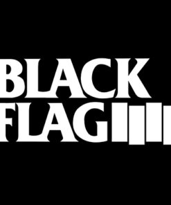 Black Flag - 2-reihiges Logo Aufnäher