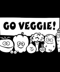 Go Veggie Aufnäher