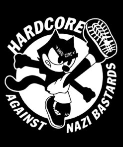 Hardcore against Nazi Bastards Aufnäher