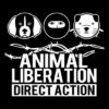 Animal Liberation Direct Action 3 Faces Aufnäher