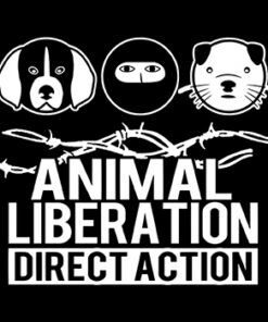 Animal Liberation Direct Action 3 Faces Aufnäher