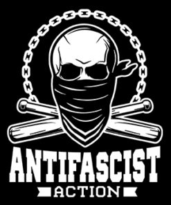 Antifascist Action Skull Aufnäher
