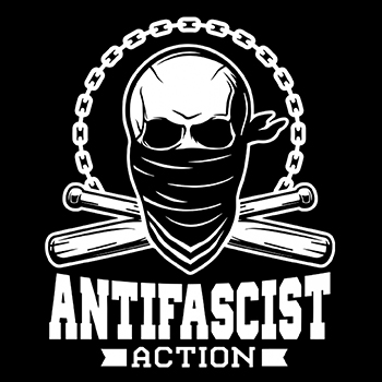 Antifascist Action Skull Aufnäher