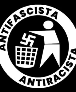 Antifascista Antiracista Aufnäher
