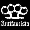 Antifascista Brass Knuckles Aufnäher