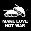 Make Love not War Aufnäher