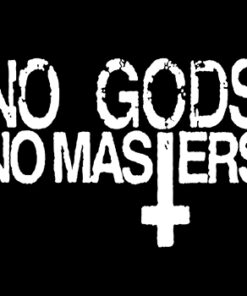 No Gods No Masters Cross Aufnäher
