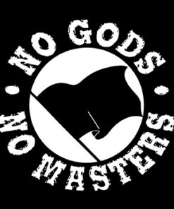 No Gods No Masters - Flag Aufnäher