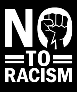 No to Racism Aufnäher