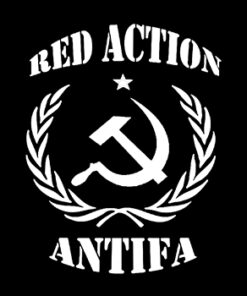 Red Action Antifa Aufnäher