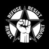 Refuse Resist Rebel Revolt Aufnäher