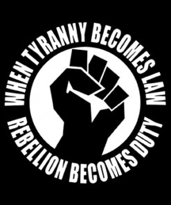 When Tyranny becomes Law Aufnäher