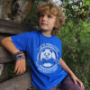Life is Pandastic (Blau) Kid-Shirt