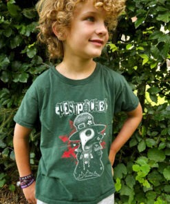 Pestpocken - Pestpöckchen - grünes Kid-Shirt