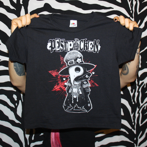 Pestpöckchen - Pestmännchen (schwarz) Kid-Shirt (3-11 Jahre)