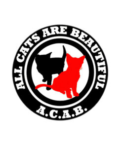 A.C.A.B. All cats are beautiful Button