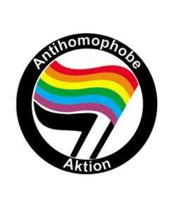 Antihomophobe Aktion Button
