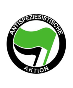 Antispeziesistische Aktion Button