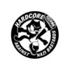 Hardcore against Nazi Bastards Button