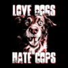 Love Dogs - Hate Cops Sticker