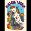 Bunt statt Braun Sticker