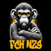FCK NZS Monkey Sticker
