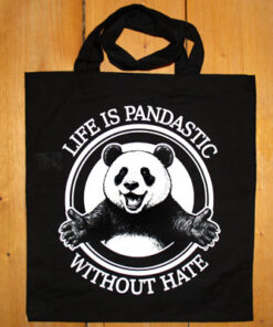 Life is Pandastic Baumwolltasche / bag