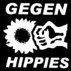 Gegen Hippies Aufnäher