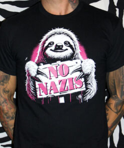No Nazis Faultier T-Shirt